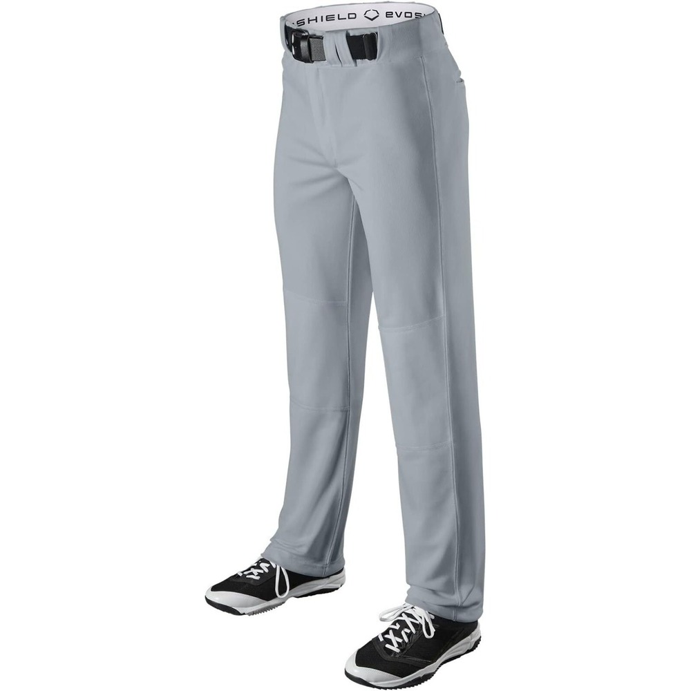 EvoShield Men's Solid Open Bottom Double Knit Baseball Pants - Blue Grey - Sz XL